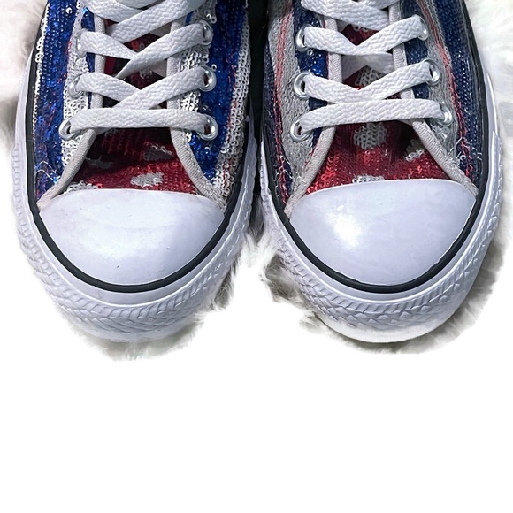 Converse Chuck Taylors Sparkly High Top Sneakers - Picture 3 of 12